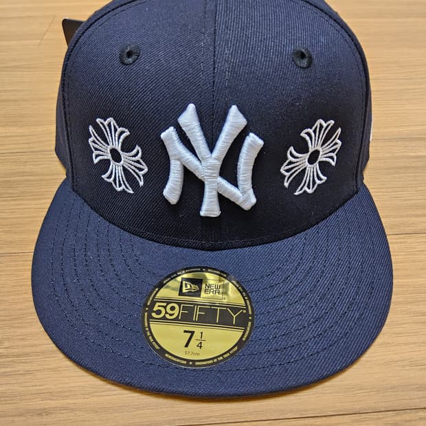뉴에라 NY 네이비 크롬하츠 자수 (718/714/ 738)