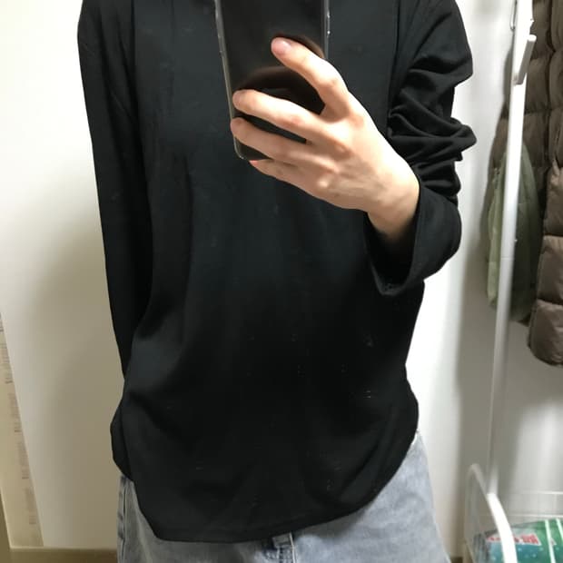 핑거홀 후드슬리브