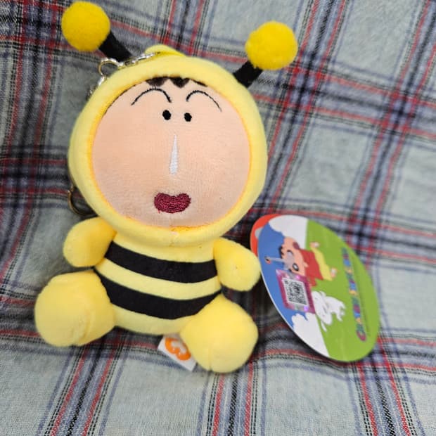 짱구는 못말려 맹구 꿀벌 인형 키링 