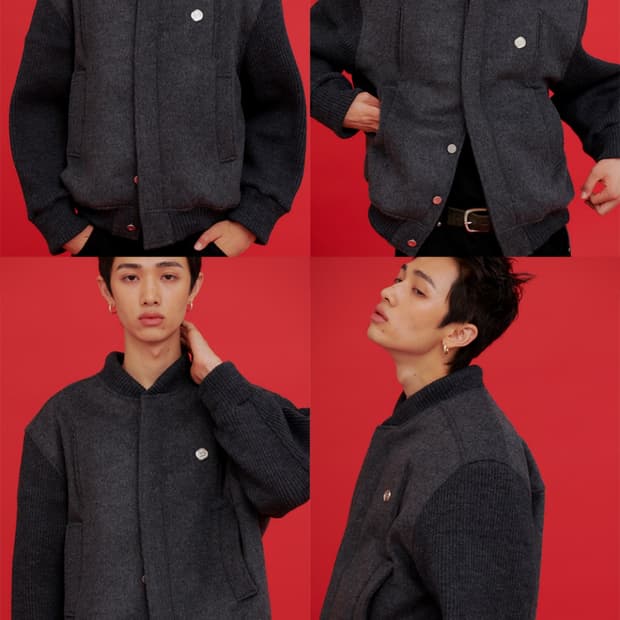 애니타임 로릭 바시티 자켓