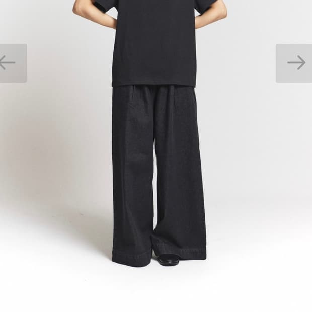 falt 폴트 데님 밴딩 팬츠