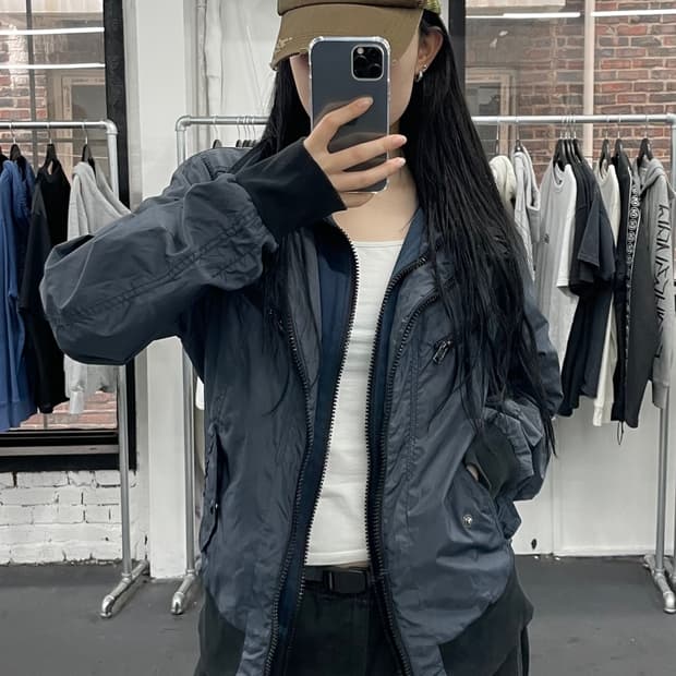 Buckaroo 버커루 레이어드 바이커 자켓