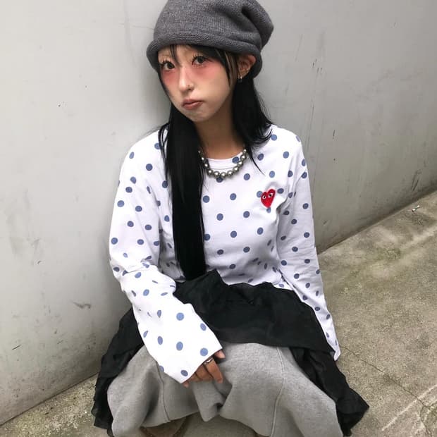 Comme Des Garcons Dots Long Sleeves (레어)