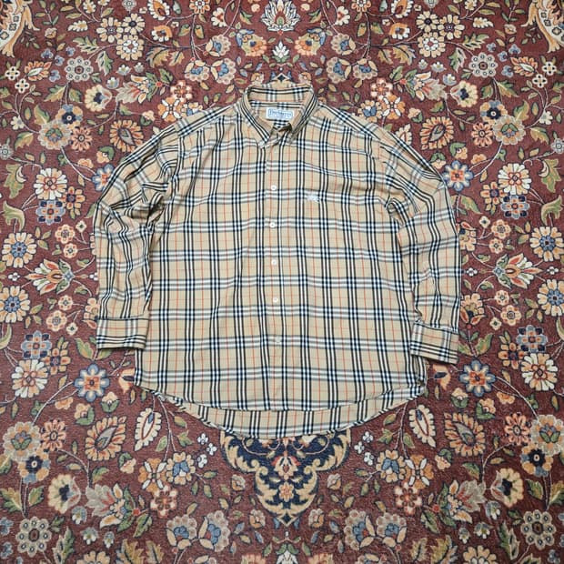 [Archive] 버버리 노바체크 셔츠 L