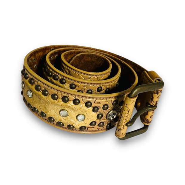 American 90s Gemstone Snake Western Belt