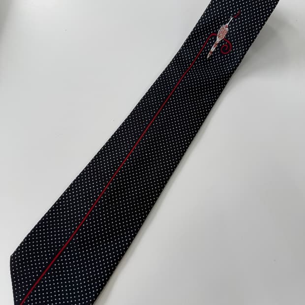 빈티지 패턴 넥타이 7.8cm
