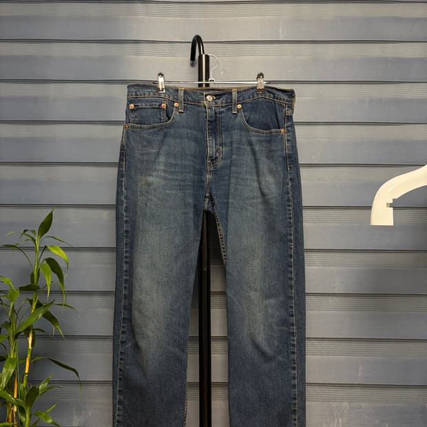 리바이스(Levi's) 502 레귤러 테이퍼드 중청 데님 팬츠