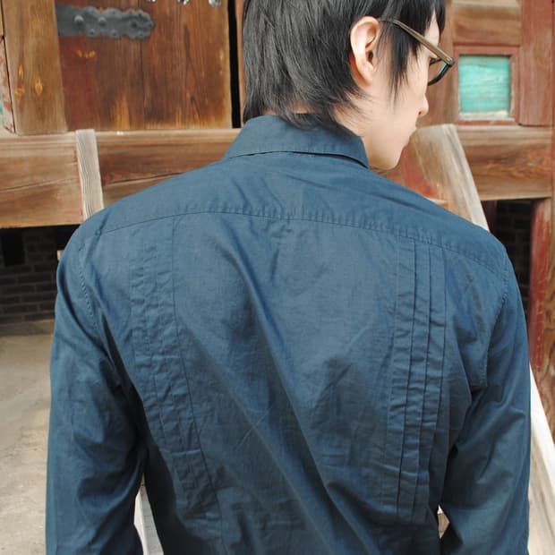 Kris van assche 뒷 절개 셔츠