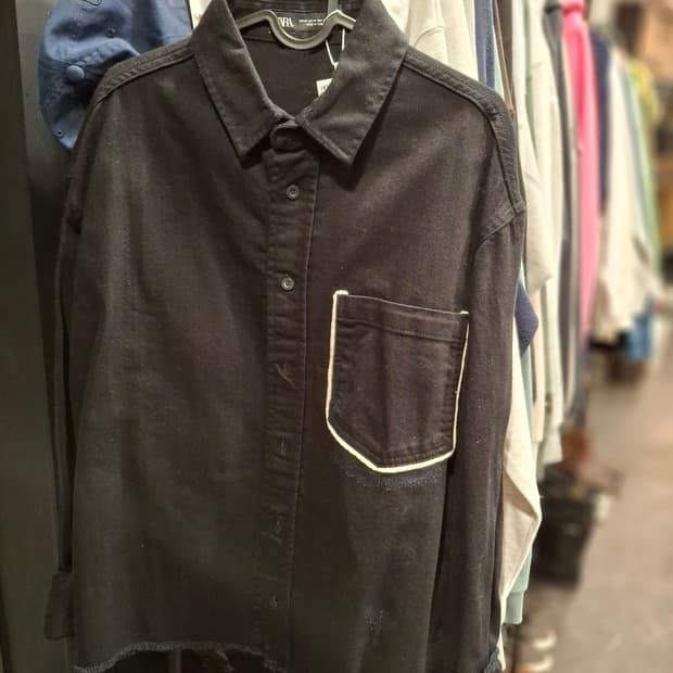 (마지막특가) 자라 셔츠자켓 새상품 m 