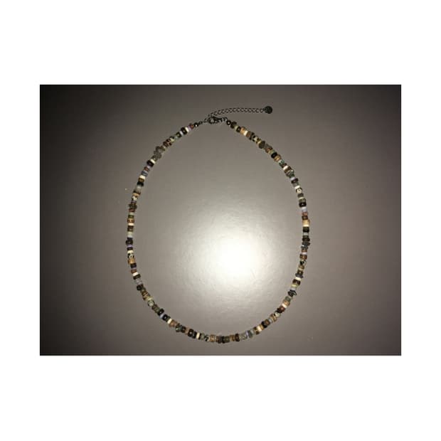 [악] 빈티지 믹스비즈 목걸이