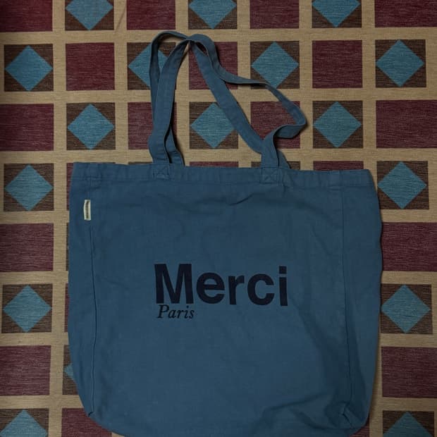 메르시 에코백 블루