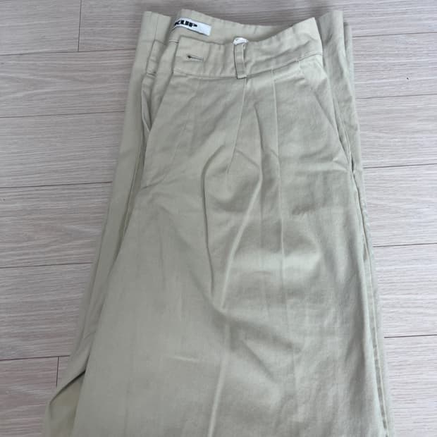 블랙업 베이지 바지 M