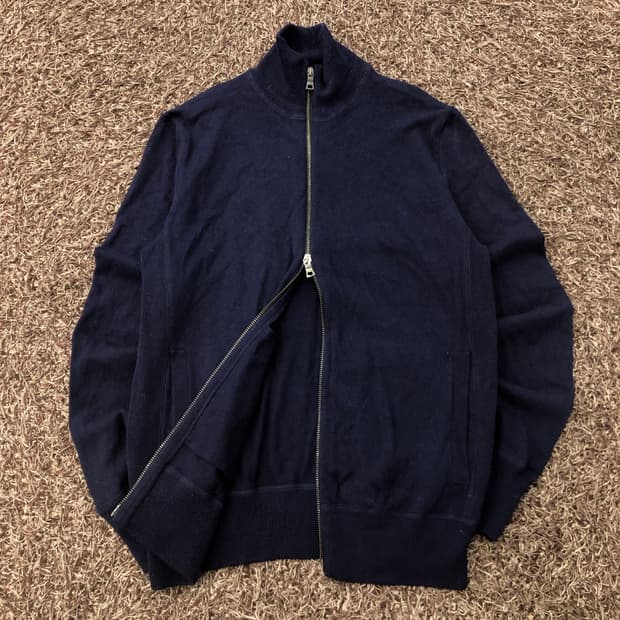 폴로 랄프로렌 투웨이 울 니트 집업 자켓