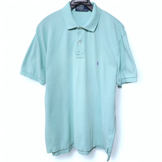 POLO 폴로 솔리드 반팔 카라티 100