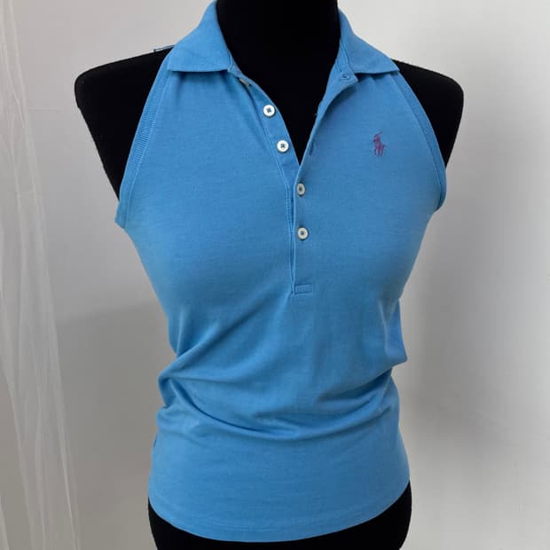 폴로랄프로렌 Polo Ralph Lauren 홀터넥 반팔티셔츠