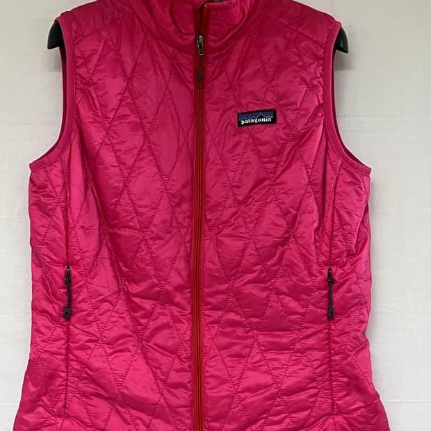 파타고니아 퀼팅 베스트 핑크