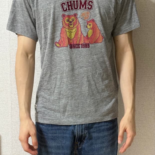 CHUMS 곰 그래픽 티셔츠