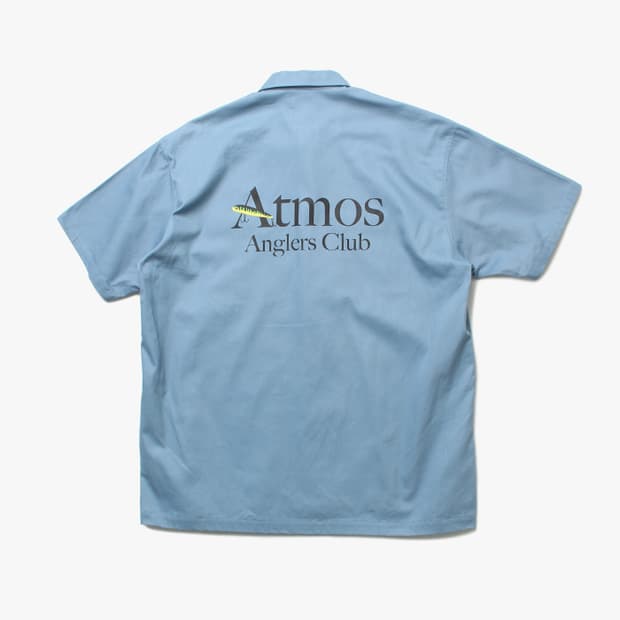(새상품) ATMOS "Sky-blue Half Shirts"