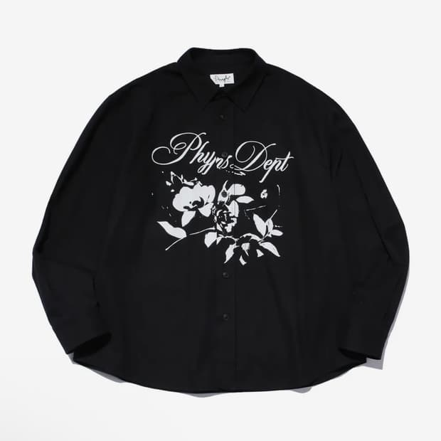 피지컬 디파트먼트 플라워 아트 셔츠 XL