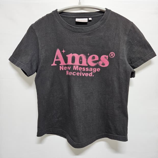 아메스 월드와이드 크롭 반팔 티셔츠 F