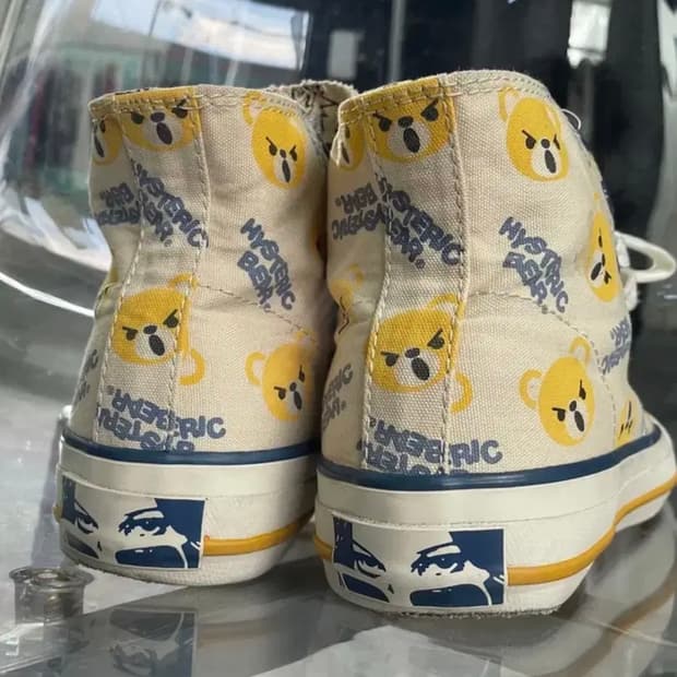 히스테릭 글래머 베어 Hysteric Glamour Bear 캔버스 신발