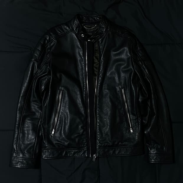디젤 superior 소가죽 자켓 블랙