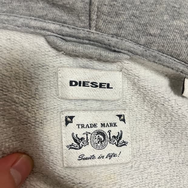 디젤 머슬핏 후드집업