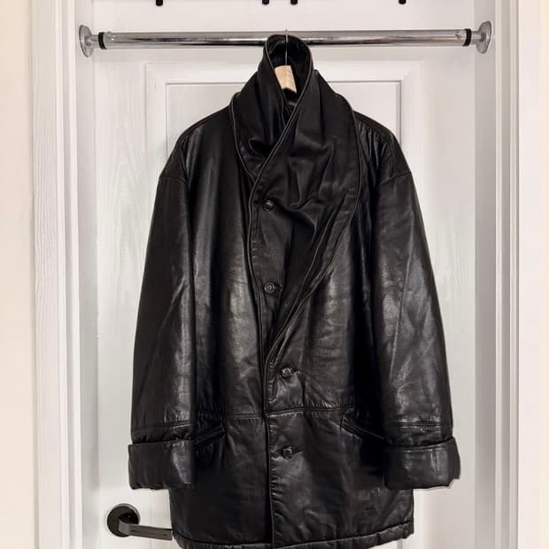91AW Convertible Leather jacket