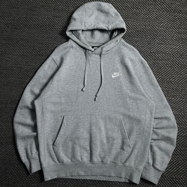 나이키 NSW 클럽 그레이 기모 후드 티셔츠o 4466