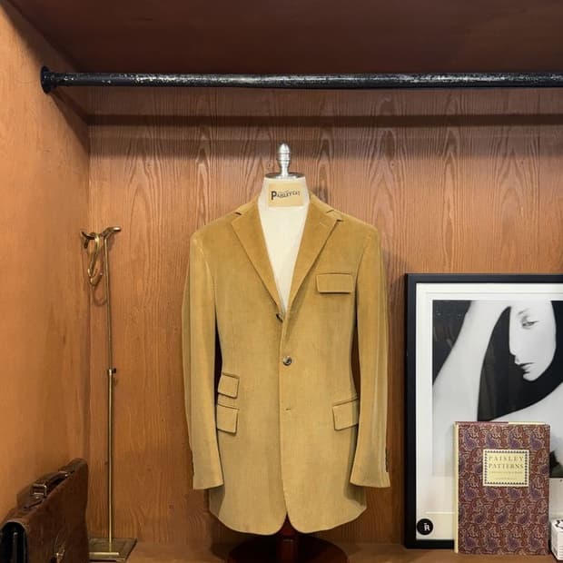 랄프로렌 퍼플라벨 코듀로이 자켓