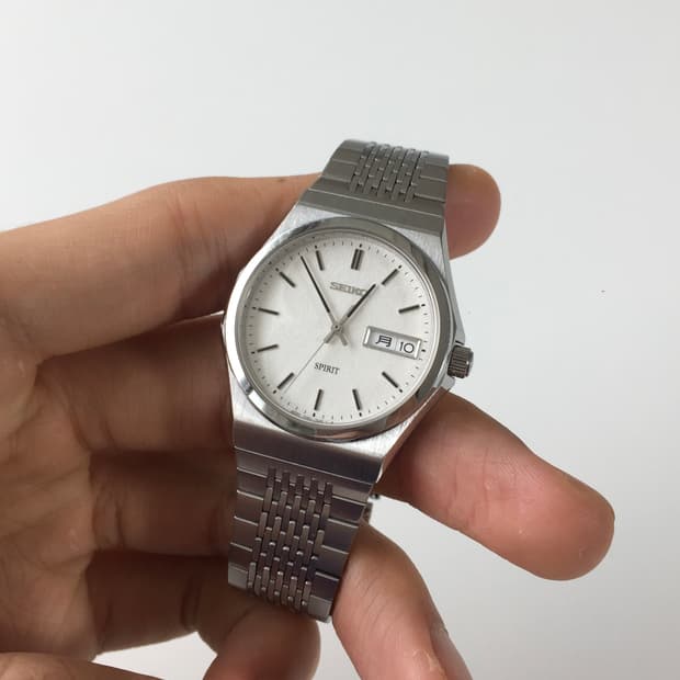 90s seiko sprit day-date quartz