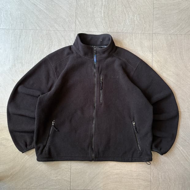 90s L.L.bean 90년대 생산 엘엘빈 블랙 신칠라 플리스 자켓