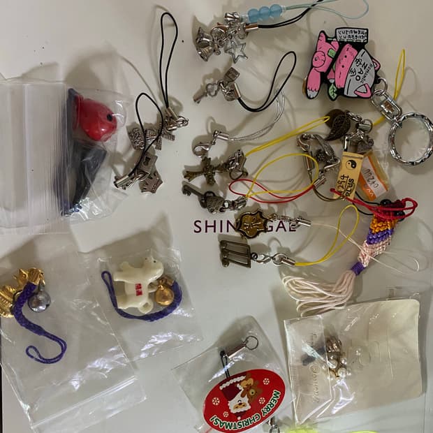 핸드폰 스트랩 키링 일괄