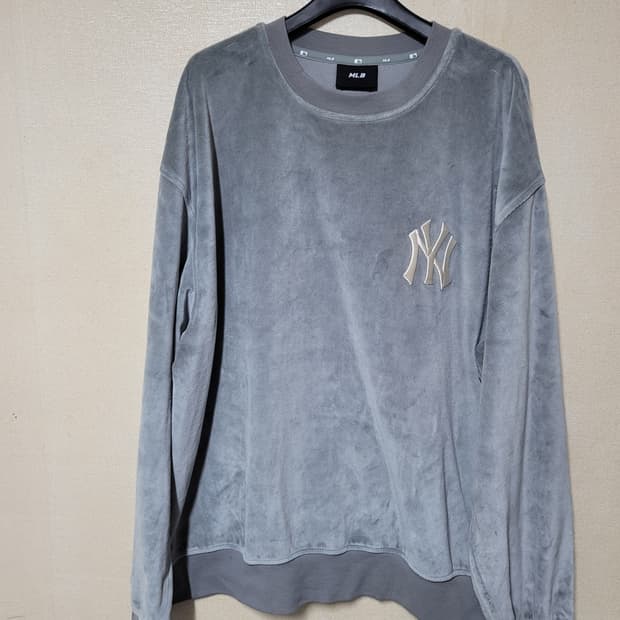 Mlb 벨벳 메가오버핏 맨투맨