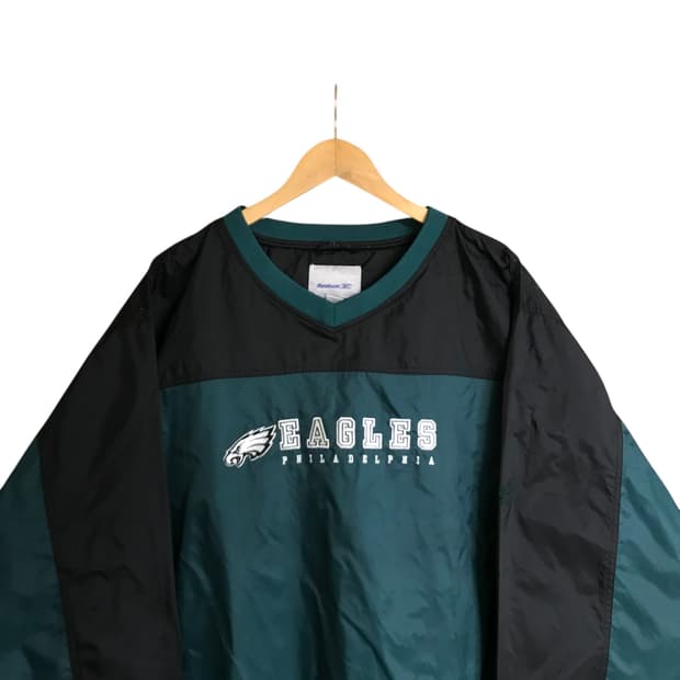리복 필라델피아 이글스 웜업 바막자켓