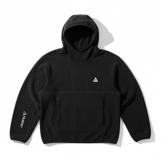나이키 ACG 폴라텍 후드 블랙 XL