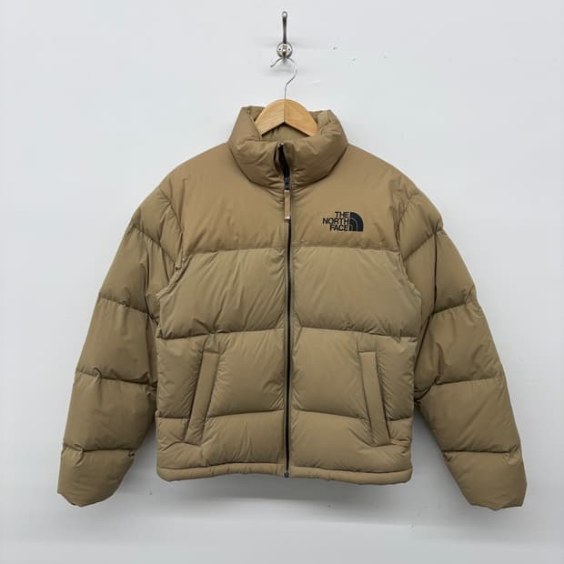 노스페이스 숏패딩 베이지 S