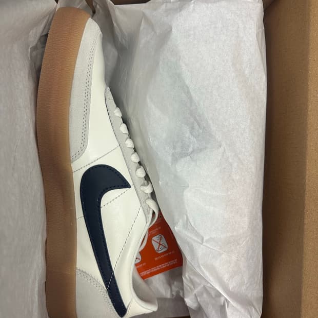 나이키 x 제이크루 킬샷 2 세일 미드나잇 네이비