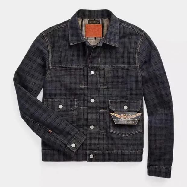 RRL 리미티드 자카드 데님 자켓 M