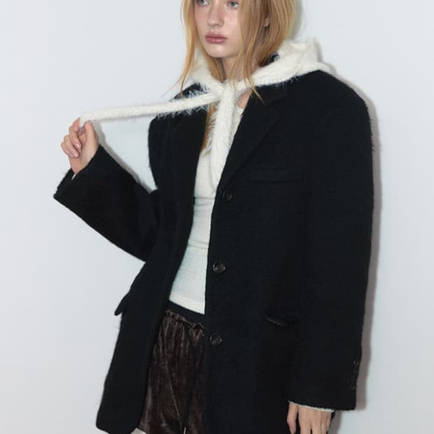 아수라 모헤어 울자켓