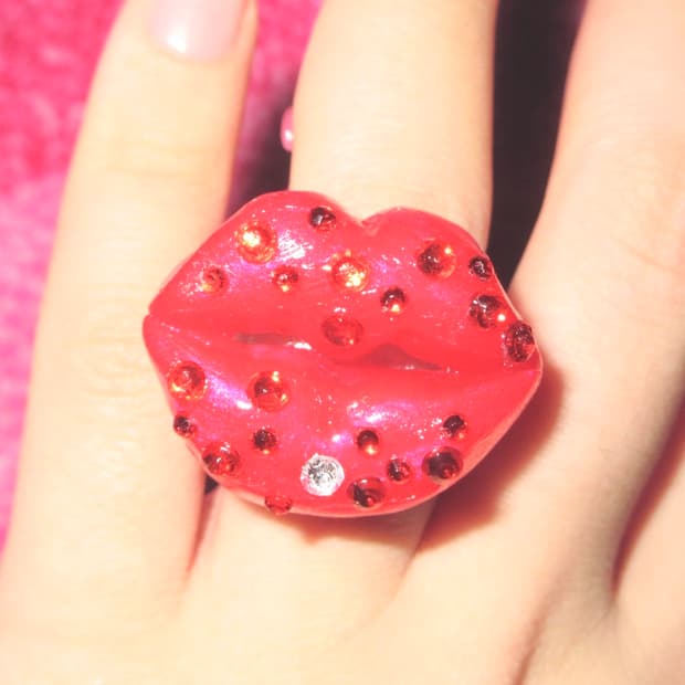 듀💕 lip piercing ring
