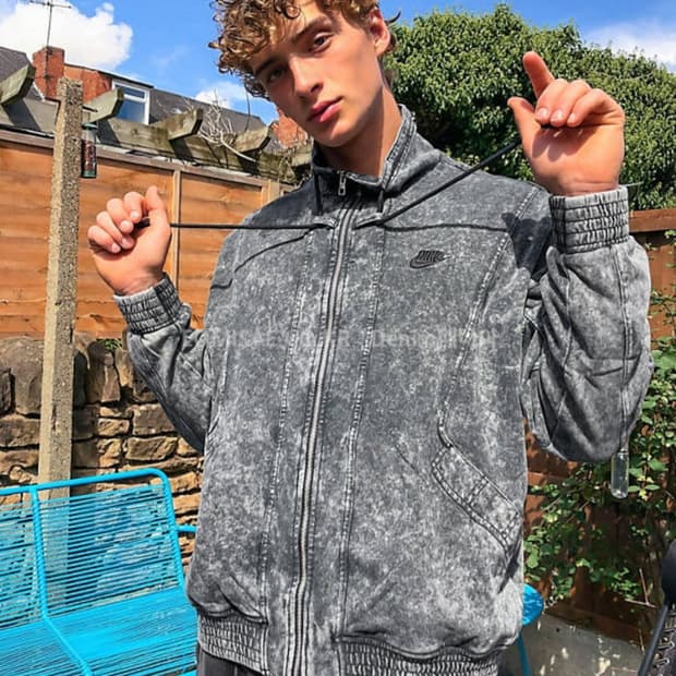 나이키 리이슈 니트 워시 재킷  ( L 오버핏)