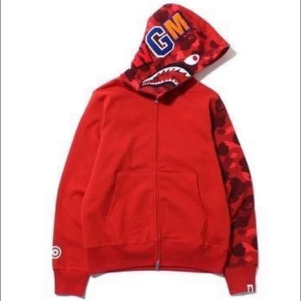 베이프 반적계 후드집업 L사이즈