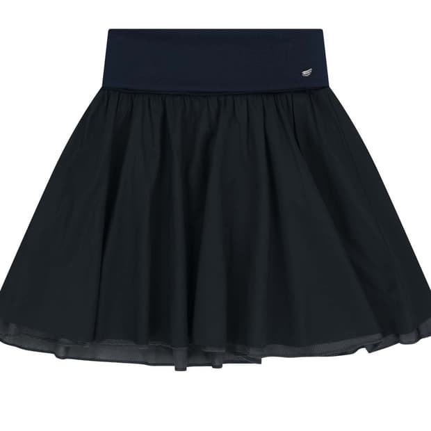 코이세이오 더블 셔링 스커트 네이비