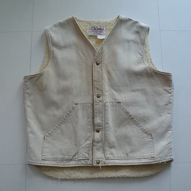 90s Walls 월스 MADE IN USA 워크웨어 덕 베스트 조끼