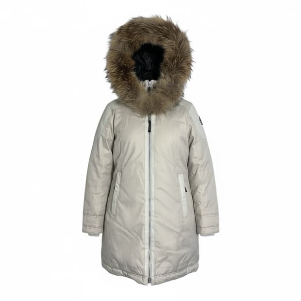 K2 구스다운 후드퍼 코트 패딩 S