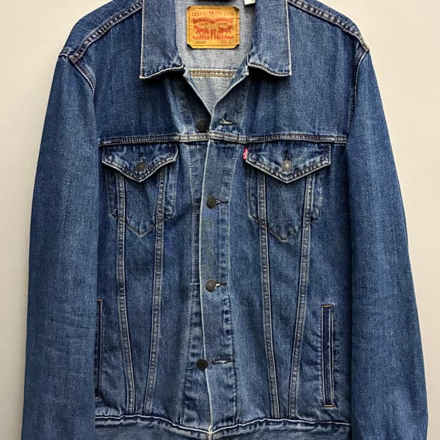 (XL)리바이스 3세대 72334 중청 데님 트러커자켓 데님자켓 청자켓