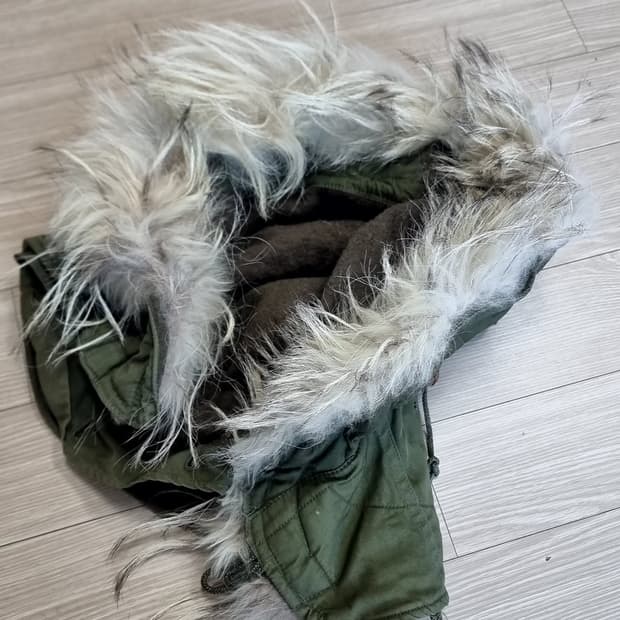 오리지널 미군 m51 피쉬테일파카 늑대퍼 후드