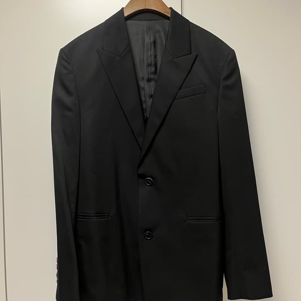 준지 블랙 블레이져 자켓