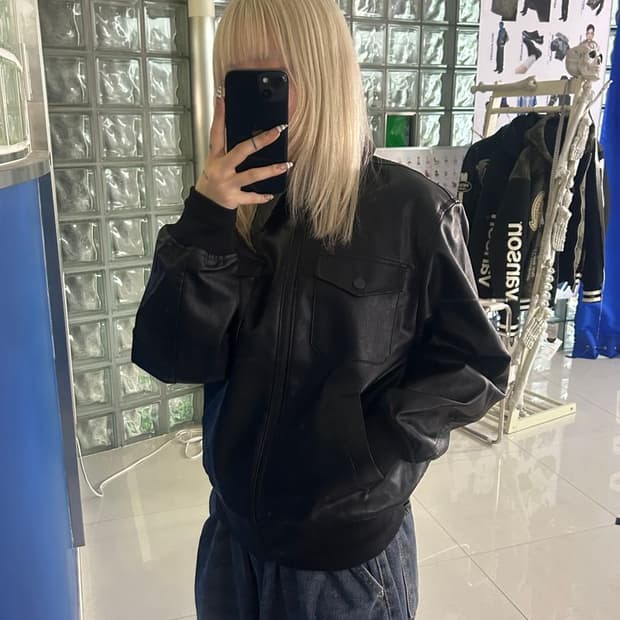 X UNDERCOVER ZIP UP BLOUSON 지퍼형 블라우스
